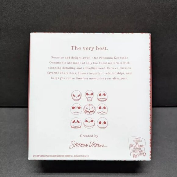 2018 Hallmark Nightmare Before Xmas The Many Faces of Jack Skellington Ornaments - Picture 4 of 5